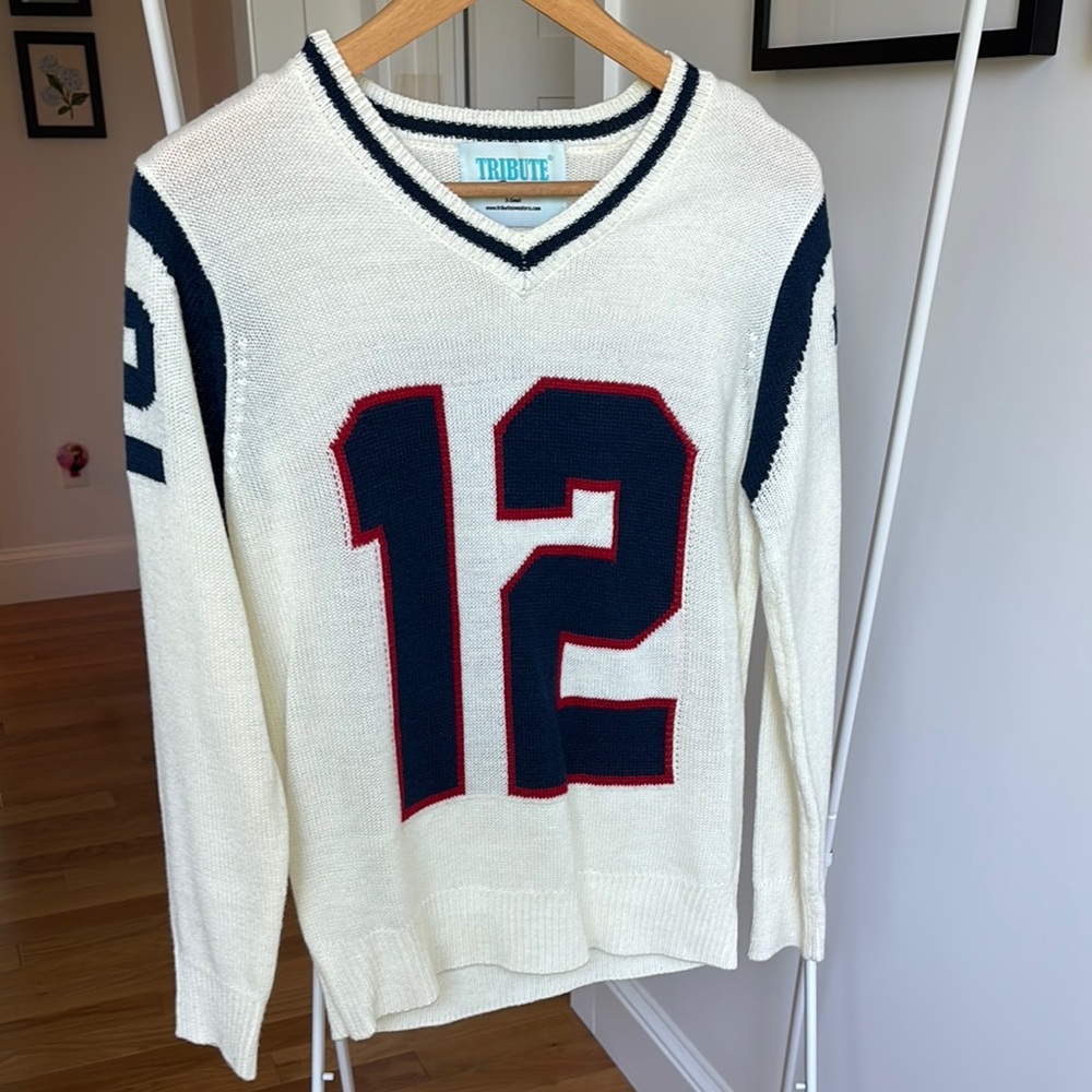 Women’s Vintage Tom Brady Knit Sweater